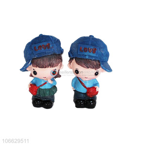 Hot Sale Resin Crafts Couple Decorative Ornaments