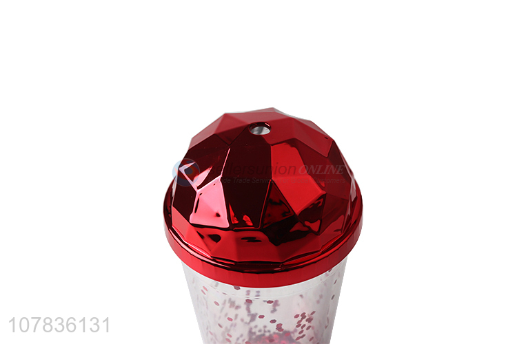 Fashion Flashing Water Cup Sequins Straw Cup