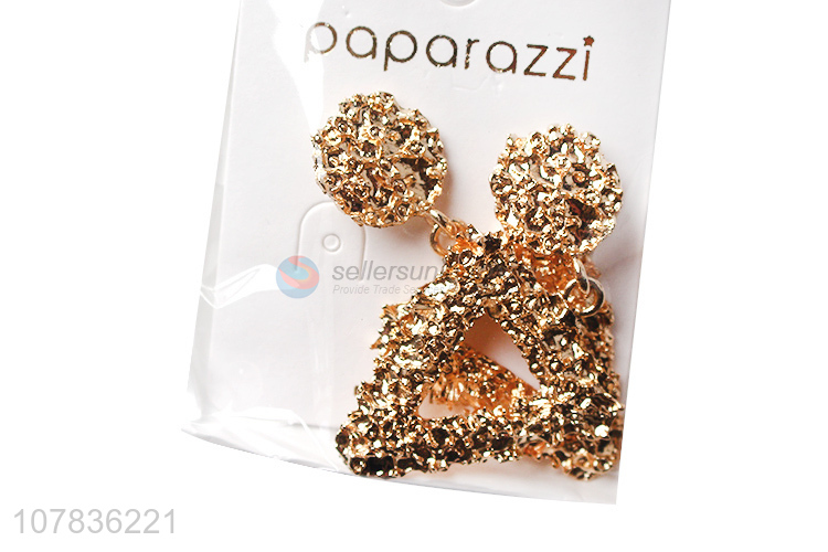 High quality gold stainless steel earrings for jewelry