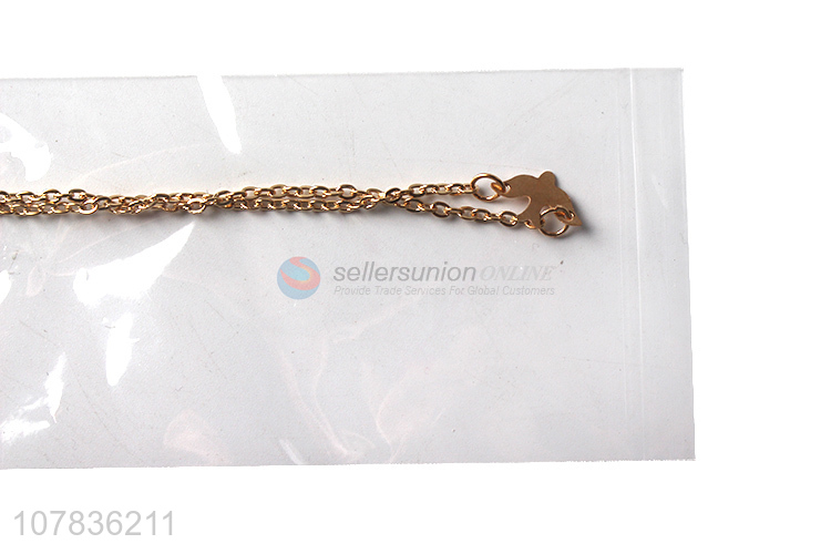 China wholesale products gold necklace for decoration