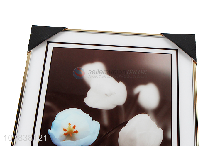 China wholesale flower painting wall art home decoration