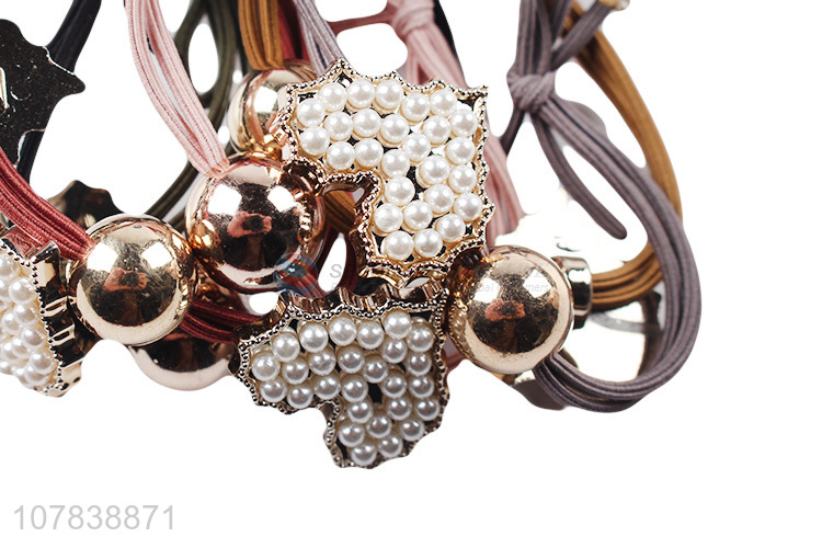 Modern Style Ladies Hair Rope Elastic Hair Ring Hair Ties