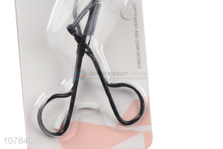 Factory direct black stainless steel styling eyelash curler