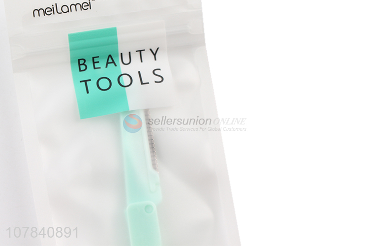 New creative design plastic handle tri-fold eyebrow trimmer