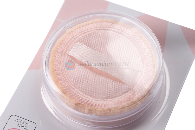 Factory wholesale flocking cosmetic powder puff set