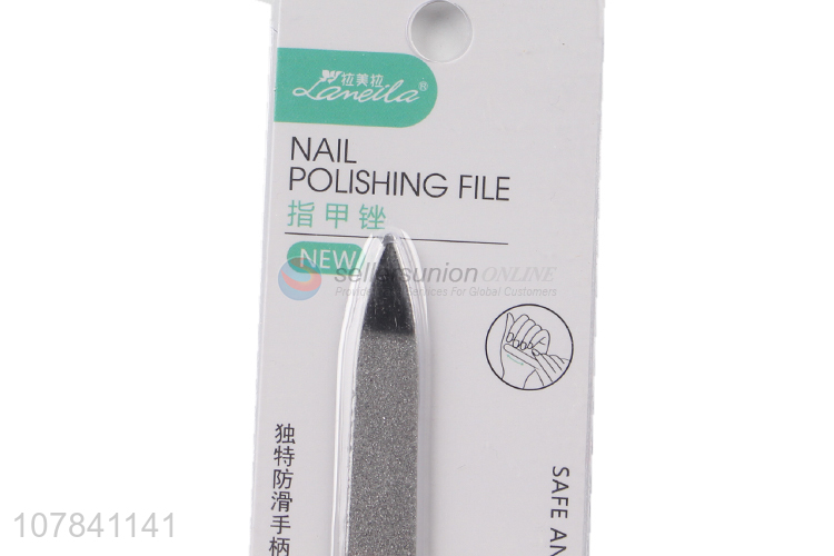 High quality non-slip handle stainless steel nail file