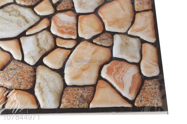Popular product stone 3d decorative wall tile stickers
