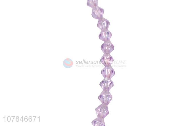 Hot Sale Plastic Necklace Bracelet Set For Girls