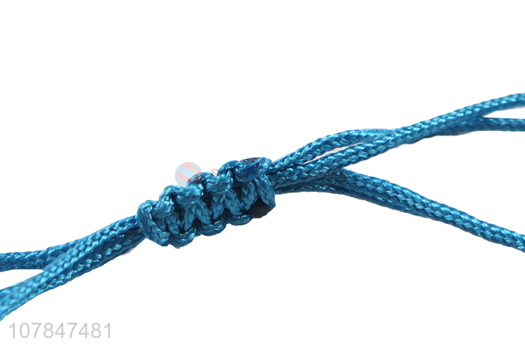China sourcing blue hand woven bracelet letter bracelet