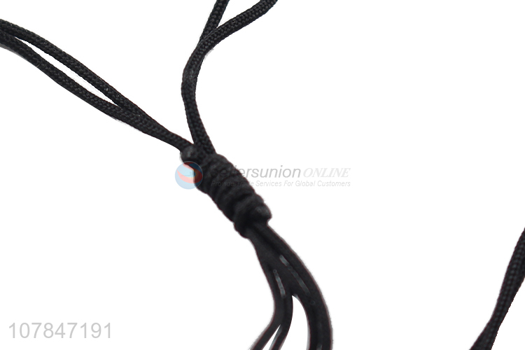 Popular products black hand strip bracelet with decorative shells