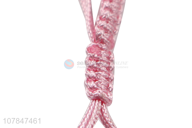 Hot products pink hand strip letter bracelet wholesale