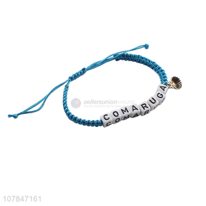 Best price blue handmade friendship bracelet for jewelry