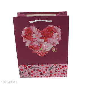 New arrival pink love printing holiday creative gift bag