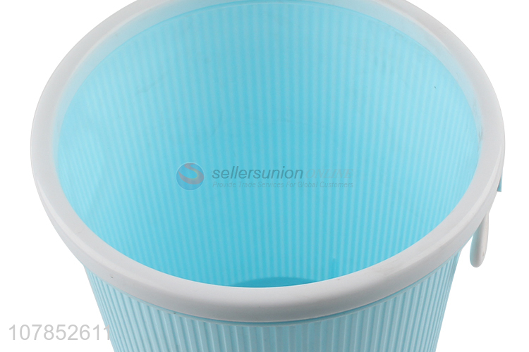 Popular product blue pp household waste bin rubbish bin