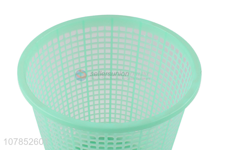 New design green pp hollow waste bin trash can wholesale