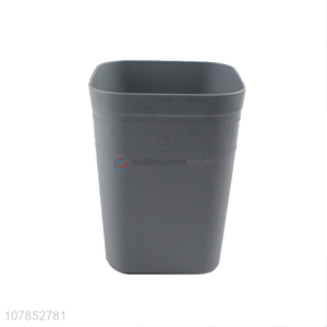 High quality durable grey pp waste bin for household