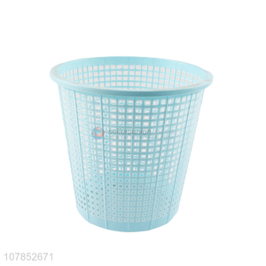 Top quality blue pp household waste bin paper basket wholesale