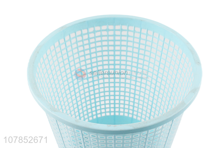 Top quality blue pp household waste bin paper basket wholesale