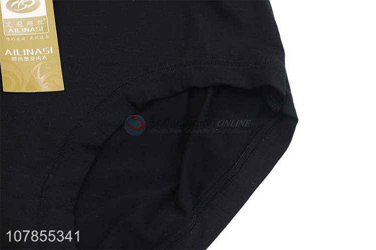 China wholesale black comfortable cotton women panties