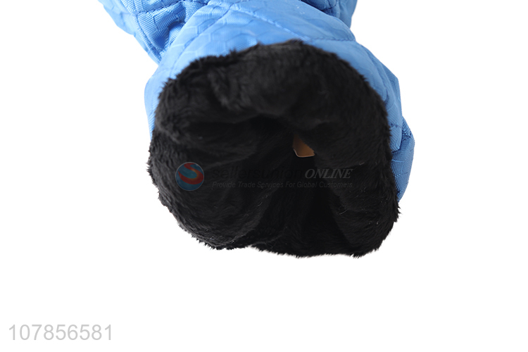 Wholesale waterproof fleece lined ice scraper glove window snow remover