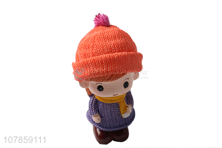 Yiwu market creative resin lovers doll resin figurine for gifts