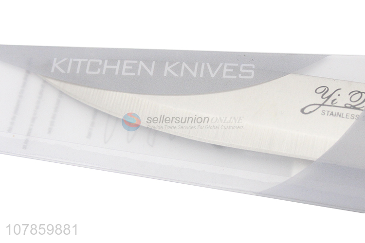 Good wholesale price stainless steel knives with wooden handle for chefs