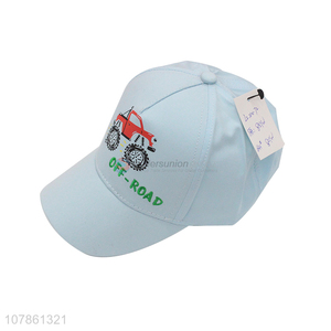 Best selling cartoon embroidery children sports baseball hat wholesale