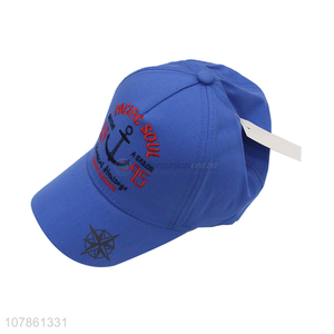 China sourcing dark blue children sports baseball hat cup