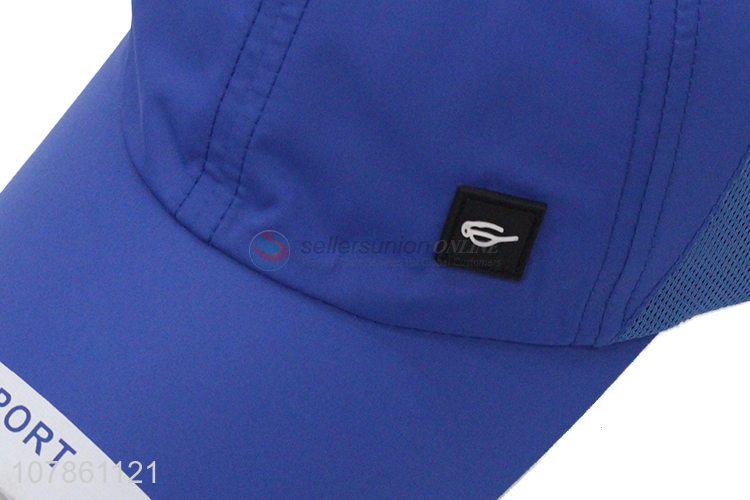 Hot products blue sports baseball hat with top quality