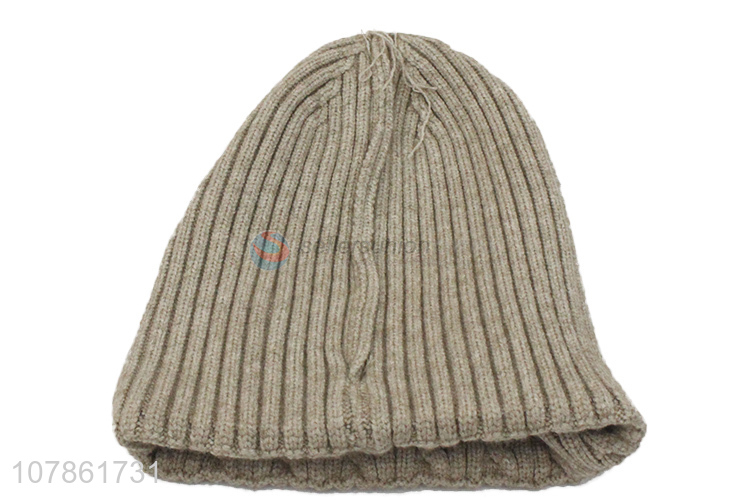 Best selling fashion outdoor beanie cap knitted hat wholesale
