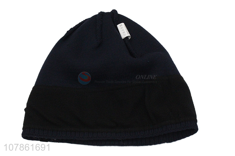 New products fashion style winter beanie cap knitted hat for sale