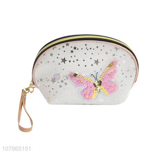 Popular products creative butterfly makeup bag storage bag