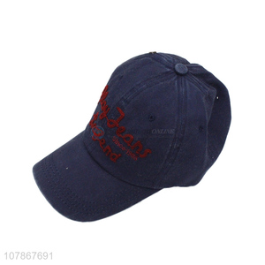 Good quality creative embroidery baseball cap travel sun hat for women