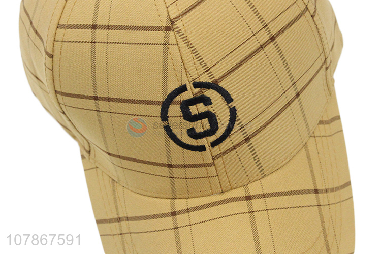 China export yellow mesh stitching ladies decorative baseball cap