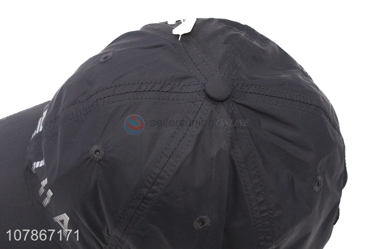 Yiwu wholesale black universal quick-drying baseball cap