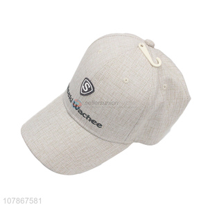 High quality white creative baseball cap ladies outdoor sun hat