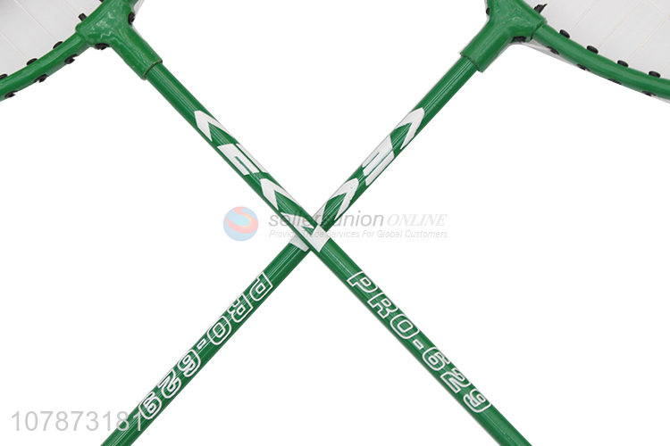 High quality training match badminton racket set