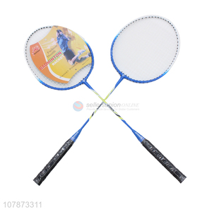Top quality good tension outdoor sports <em>badminton</em> <em>racket</em> set