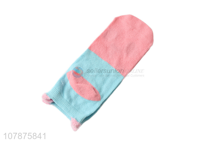 Cartoon Design Colorful Socks Kids Ankle Socks