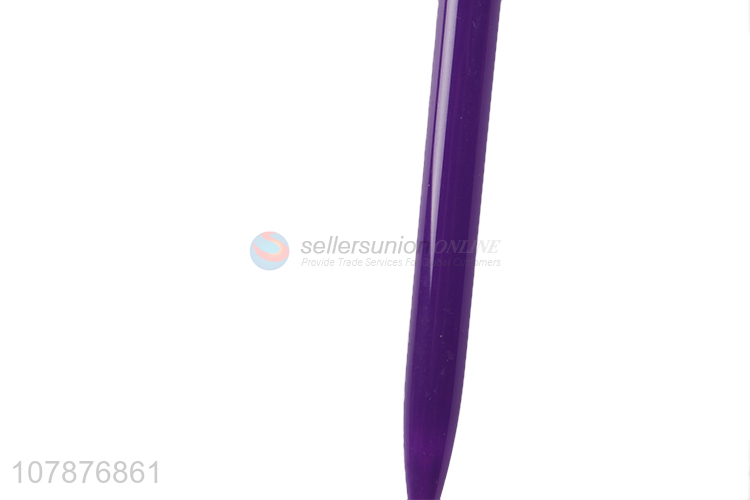 Factory wholesale purple frog plastic pressing ballpoint pen