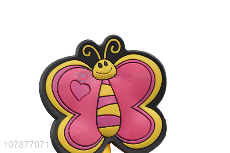 Good wholesale price yellow cartoon butterfly writing pen for students