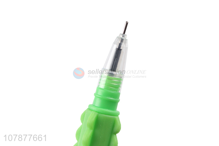 High quality green cactus craft pen creative student writing pen