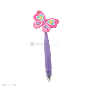 Hot selling purple cartoon butterfly 3D writing pen for student