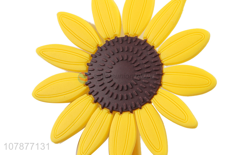 Creative style 3D sunflower ballpoint pen plastic office pen