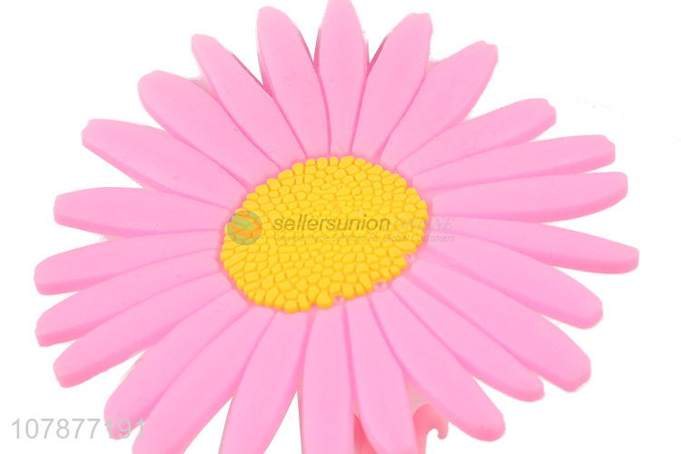 Wholesale pink cartoon three-dimensional flower-shaped ballpoint pen