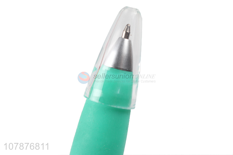 New arrival green three-dimensional cartoon plastic signature pen