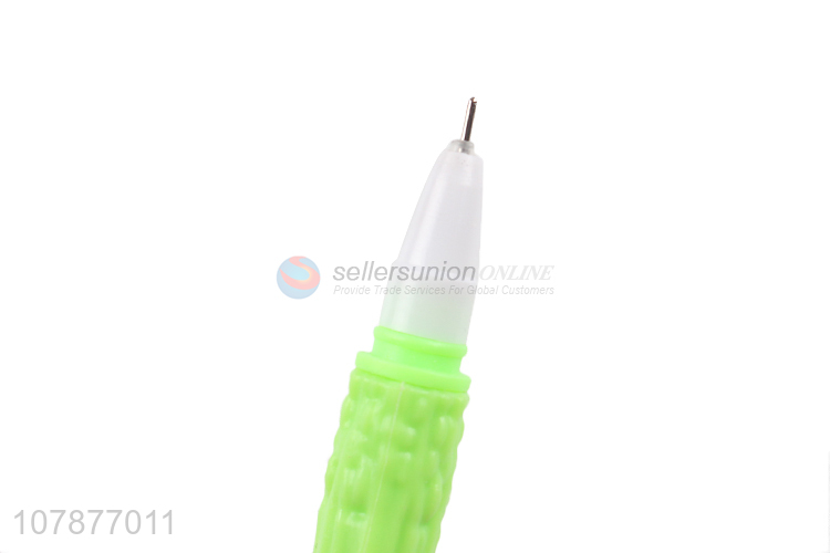 Hot selling bitter gourd design plastic office signature pen