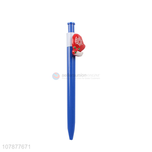 China wholesale blue cartoon universal plastic ballpoint pen