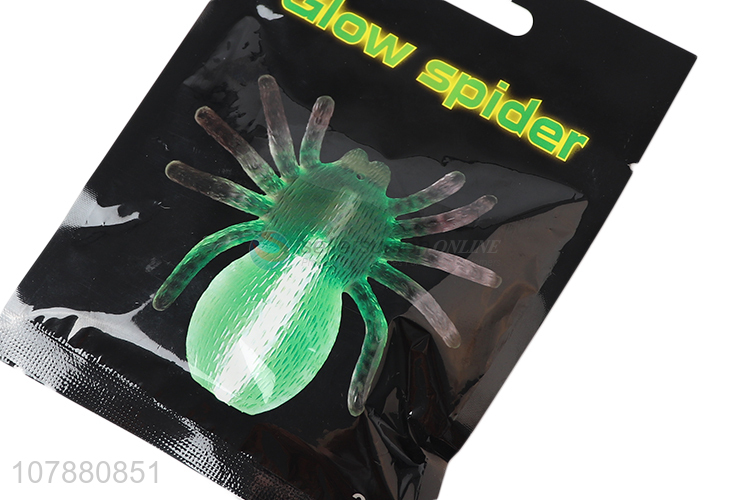 New product halloween glow spider animal toys for sale