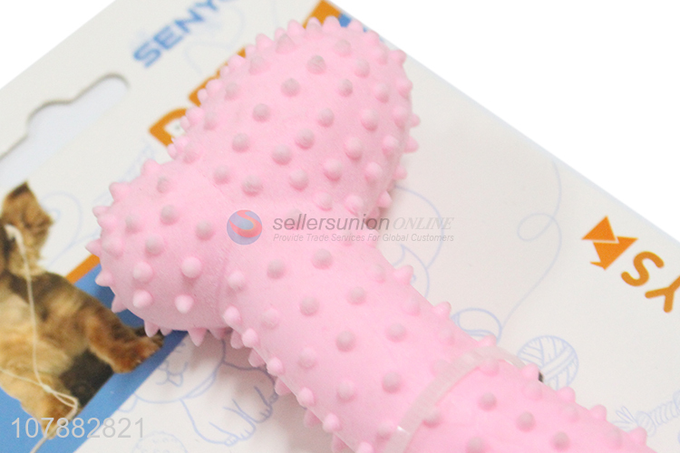 Custom Serrated Bone Pet Chew Toy Interactive Dog Toys